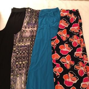 4 pairs of Palazzo pants